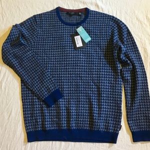 Ted Baker London Men’s Houndstooth Sweater - L